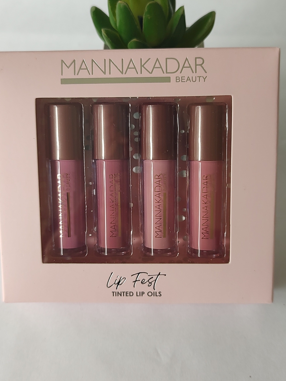 Manna Kadar Mini Lip Fest Tinted Lip Oils - Nude Mix